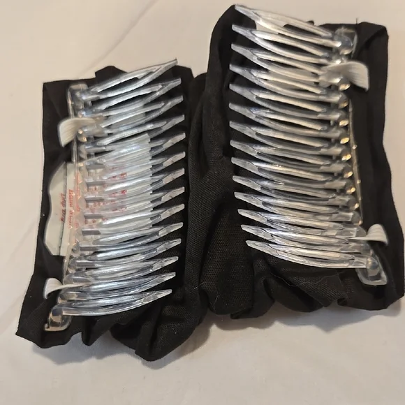 Stylish Women's Hair Accessories Set - Black, Blue, Pink - Picture 5 of 16